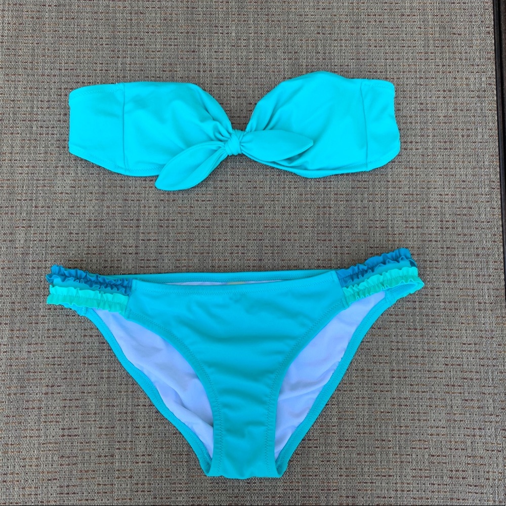 Aqua turquoise blue bikini Victoria’s Secret
